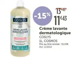 L'Eau Vive COSLYS Crème lavante dermatologique offre