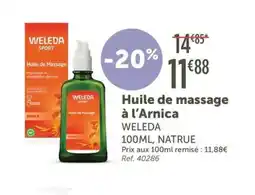 L'Eau Vive WELEDA Huile de massage à l'Arnica offre