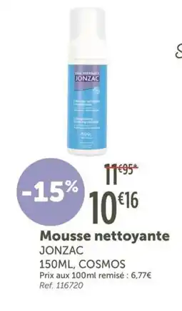 L'Eau Vive JONZAC Mousse nettoyante offre