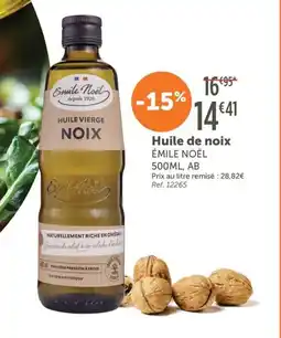 L'Eau Vive ÉMILE NOËL Huile de noix offre
