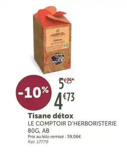 L'Eau Vive LE COMPTOIR D'HERBORISTERIE Tisane détox offre