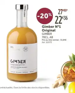 L'Eau Vive GIMBER Gimber Nº1 Original offre