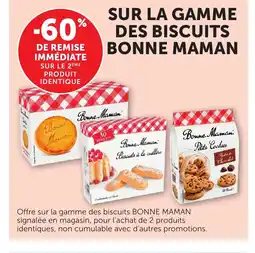 Bi1 BONNE MAMAN Sur la gamme des biscuits offre