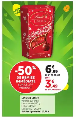 Bi1 LINDT Lindor offre