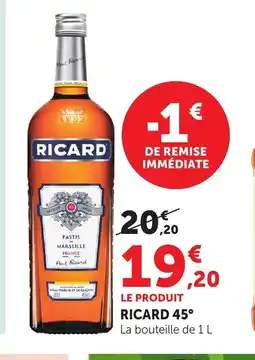 Bi1 RICARD 45° offre