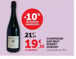 Bi1 ROBERT DUMONT Champagne aop brut offre