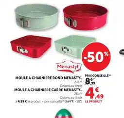 Bi1 MENASTYL Moule a charniere carre offre