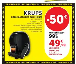 Bi1 KRUPS Dolce gusto neo caffe offre
