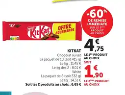 Bi1 KITKAT offre