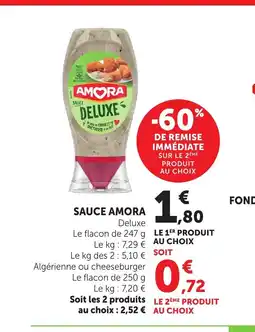 Bi1 AMORA Sauce offre