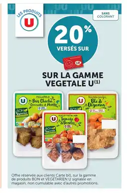 Bi1 U Sur la gamme vegetale offre