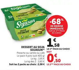 Bi1 SOJASUN Dessert au soja offre