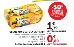 Bi1 LA LAITIERE Creme aux oeufs offre