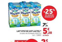 Bi1 LACTEL Lait vita vie uht offre
