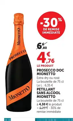Bi1 MIONETTO Prosecco doc offre