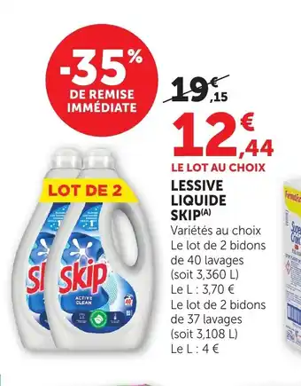 Bi1 SKIP Lessive liquide offre