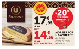 Bi1 Morbier aop u saveurs offre