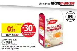 Intermarché Farine de blé chabrior offre