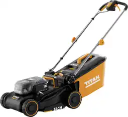 Brico Dépôt Titan tondeuse à gazon 18v 34 cm offre