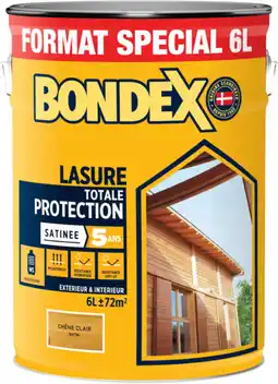 Brico Dépôt Lasure solvantée satin 6 l offre