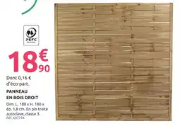 Mr Bricolage Panneau en bois droit offre