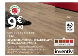 Mr Bricolage Inventiv revêtement de sol stratifié alto ép. 8 mm 4 chanfreins offre