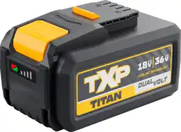 Brico Dépôt Titan batterie li-ion 18/36v 8/4 ah offre