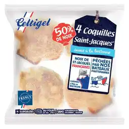 Carrefour Market Celtigel coquilles saint-jacques à la bretonne surgelées offre