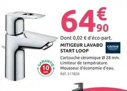 Mr Bricolage Grohe mitigeur lavabo start loop offre