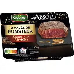Carrefour Market 2 pavés de rumsteck socopa offre