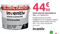 Mr Bricolage Inventiv sous-couche universelle 10 l + 2 l gratuits offre