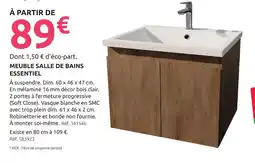 Mr Bricolage Meuble salle de bains essentiel offre