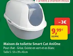 Maxi Zoo Anione maison de toilette smart cat offre