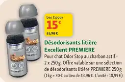 Maxi Zoo Premiere désodorisants litière excellent offre