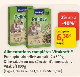 Maxi Zoo Vitakraft alimentations complètes offre