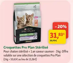 Maxi Zoo Purina pro plan sterilised offre
