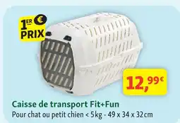 Maxi Zoo Fit+fun caisse de transport offre