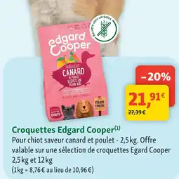 Maxi Zoo Edgard & cooper croquettes offre