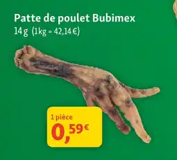 Maxi Zoo Bubimex patte de poulet offre