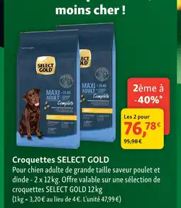 Maxi Zoo Select gold croquettes offre
