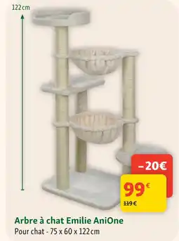 Maxi Zoo Anione arbre à chat emilie offre