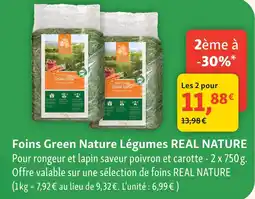 Maxi Zoo Real nature foins green nature légumes offre
