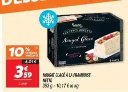 Netto Netto - nougat glacé à la framboise offre