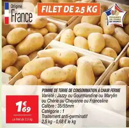 Netto Pomme de terre de consommation à chair ferme offre
