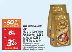 Netto Lindt - oeufs lindor offre