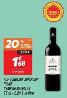Netto Aop bordeaux supérieur rouge offre