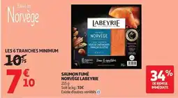 Auchan Supermarché Labeyrie - saumon fume norvège offre