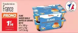 Netto Promo - flans saveur vanille nappes de caramel offre