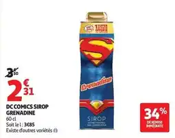Auchan Supermarché Sirop grenadine offre