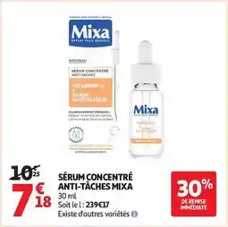 Auchan Supermarché Mixa bebé - serum concetrè anti-taches offre